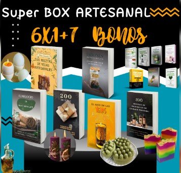 Super Box Artesanal: Velas, jabones, tonicos y más